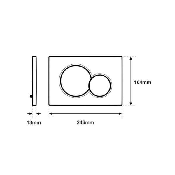 Kit per impianto di risciacquo GBR110760001\11577411