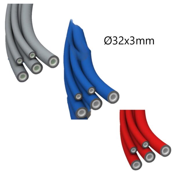 Tubo Multistrato PE-Rt Isolato grigio RBM Ø32x3mm