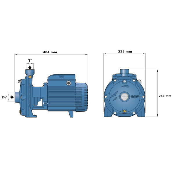 Elettropompa 2HP 2CPm 25/14A – centrifuga monofase