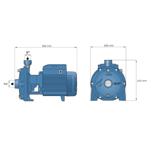 Elettropompa 1.5HP  2CPm 25/14B – centrifuga monofase