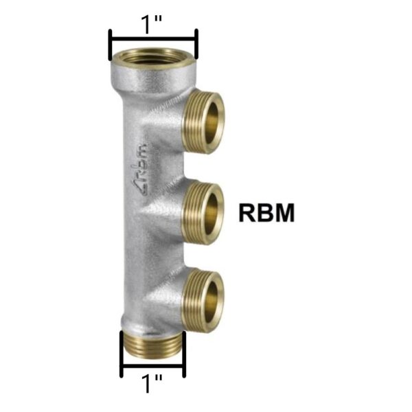 Collettore semplice modulare 2 vie 1″ RBM