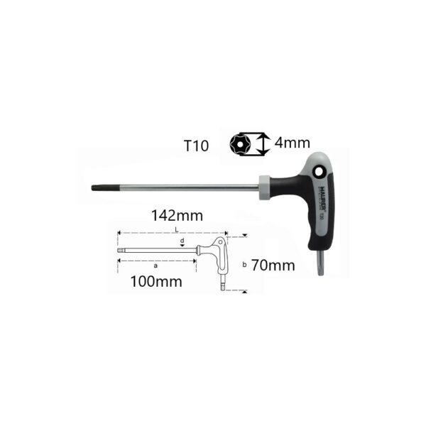 Chiave Torx Tamper T10 Maurer Plus