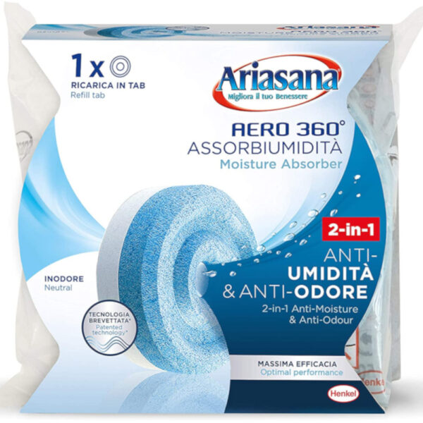 Ariasana aero 360 pastiglione ricarica 450G