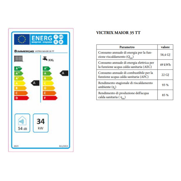 MAIOR 35 TT Caldaia Condensazione Immergas GPL-METANO