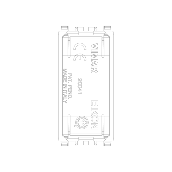 Copriforo 1M Eikon Vimar