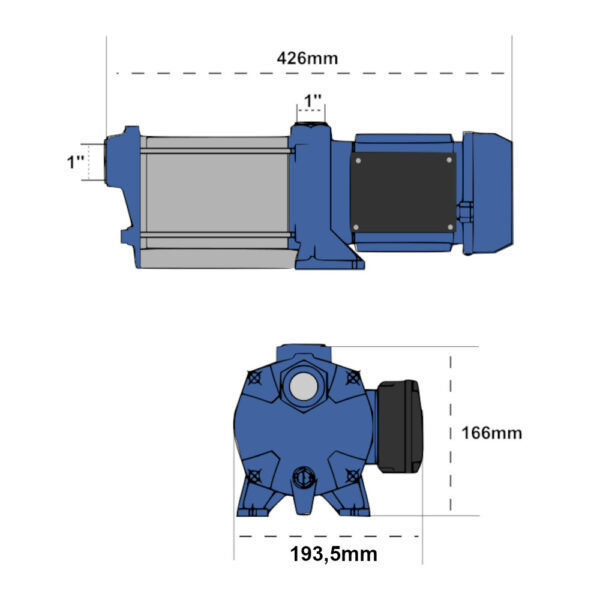 Elettropompa EBARA Compact AM/10 IE2- 1,00 HP Silenziosa