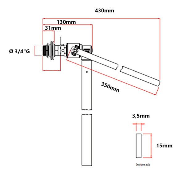 Galleggiante Ø 3/4″ Globus silenziato