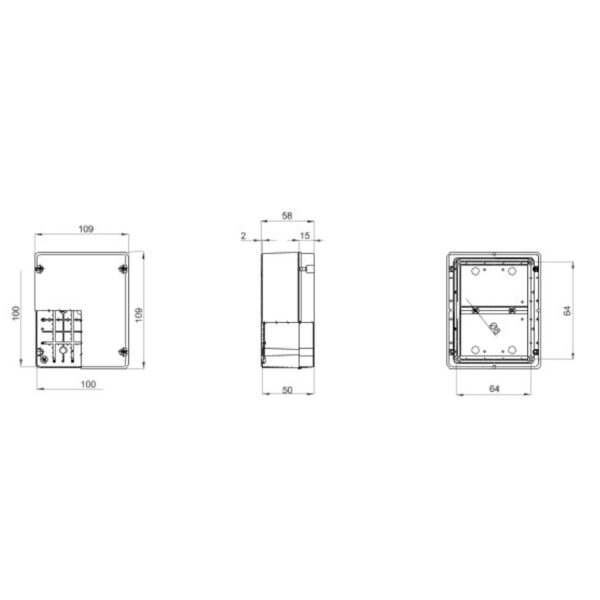 Gewiss cassetta di derivazione stagna GW44204