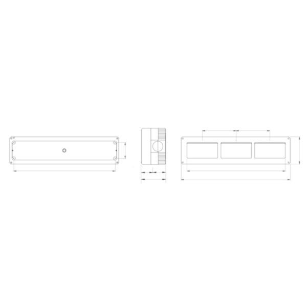 Gewiss contenitore 12 moduli GW27007