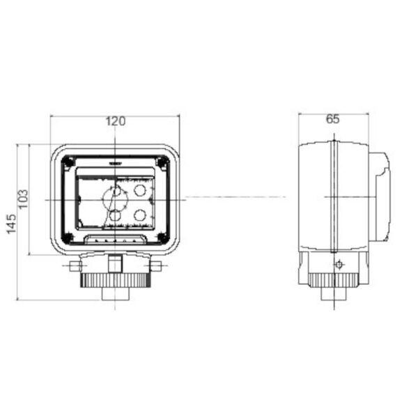 Gewiss contenitore testa palo 3 moduli GW27056