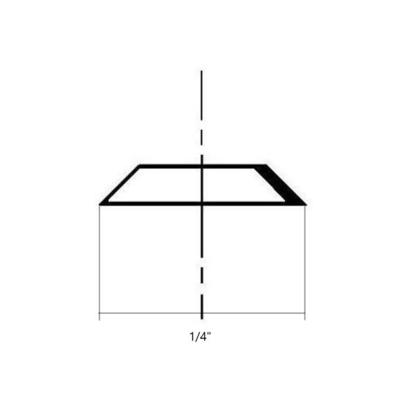 Guarnizione conica in rame 1/4″