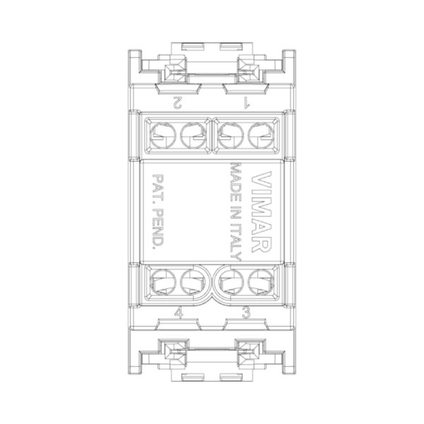 Invertitore 1P 16AX grigio Idea Vimar