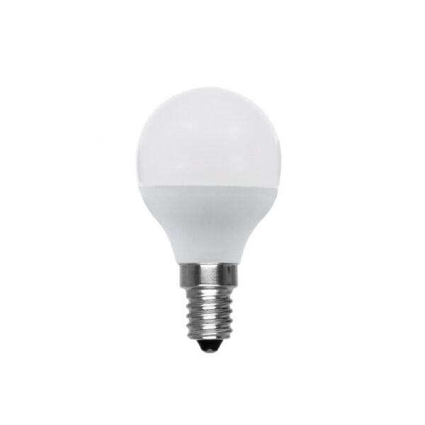 Lampada led E14 7W a sfera bianco naturale