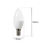 Lampadina LED filamento E14 4W a oliva bianco freddo - D'Alessandris