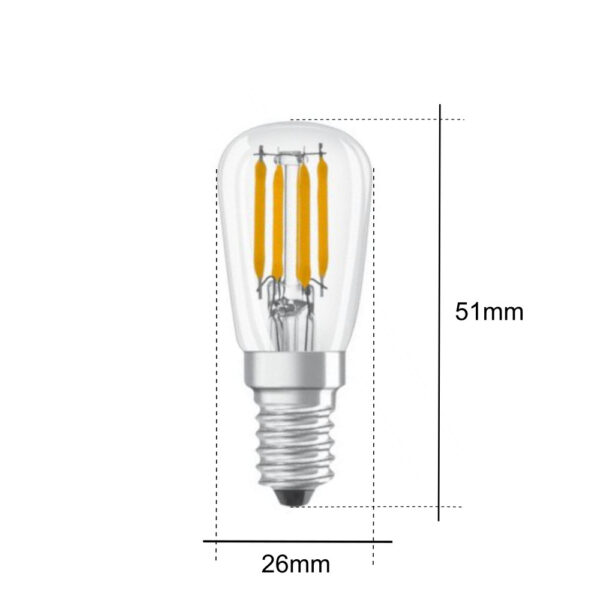 Lampadina LED filamento E14 0.5W bianco caldo