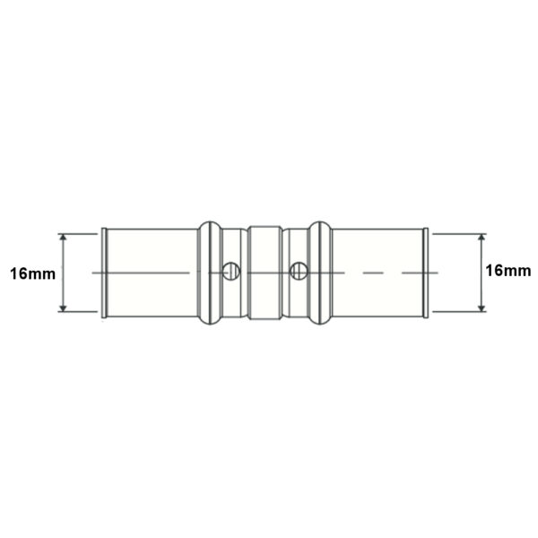 Manicotto Intermedio 16mm – 16mm GAS