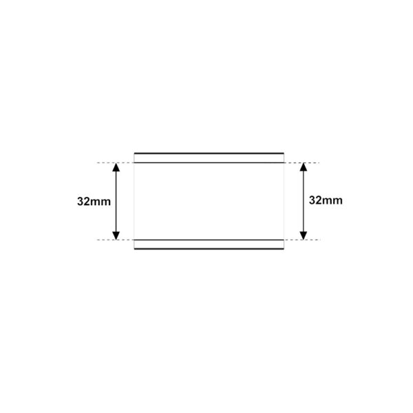 Manicotto Liscio Verde A Saldare FF 32mm