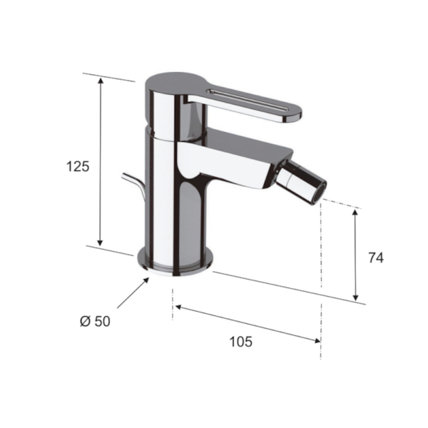 Miscelatore bidet Smart Daniel