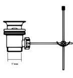 Piletta per lavabo/bidet automatica 1 - D'Alessandris