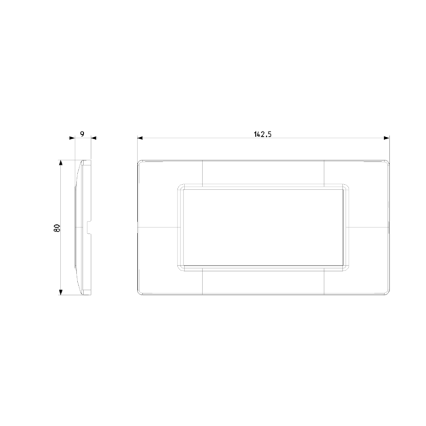 Placca 4M Plana Vimar 14654.50