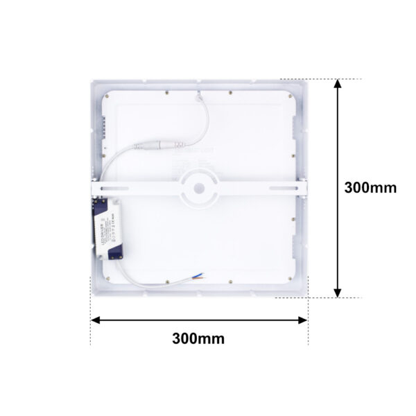 Plafoniera LED quadrata 24W IP20 bianco