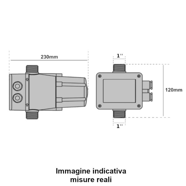 Presscontrol LEO 1,5 Bar per elettropompa