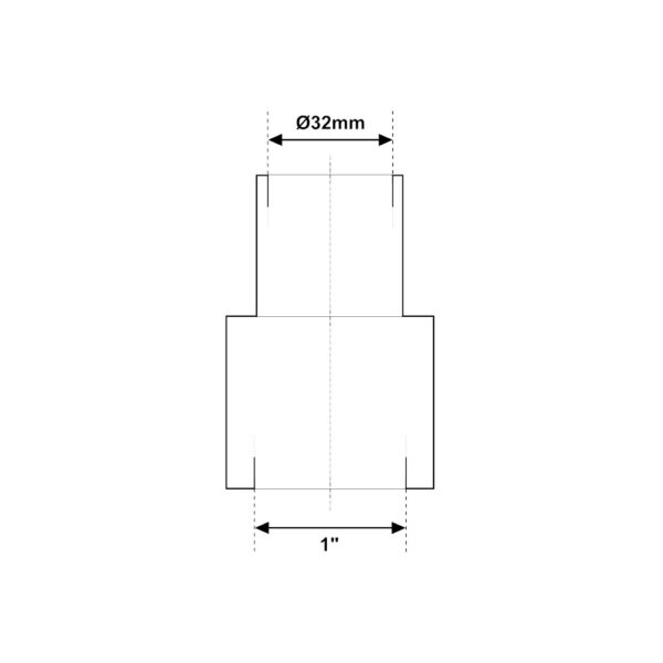 Scheda tecnica Raccordo filettato FF 1"-32mm a saldare