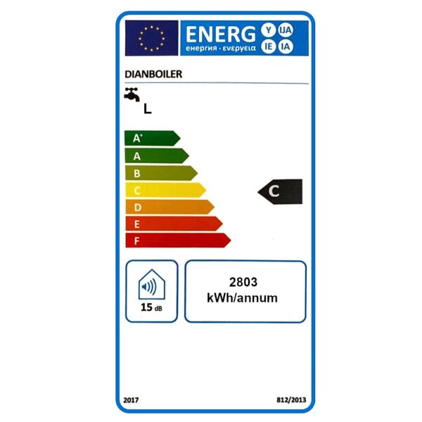 Scaldabagno Elettrico 80 Lt Orizzontale sinistro DIANBOILER