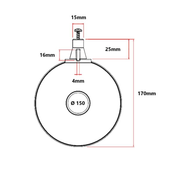 Sfera per galleggiante Globus Ø 150