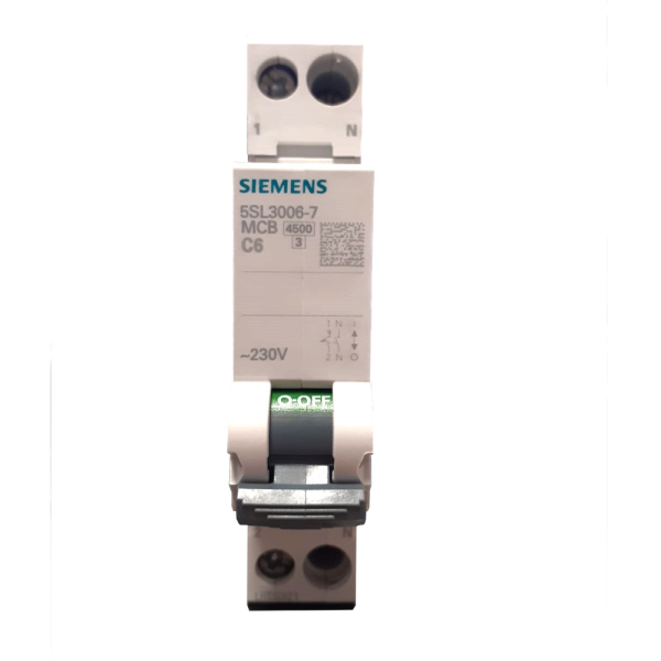 Siemens Magnetotermico 6A 4,5kA 5SY30067WM