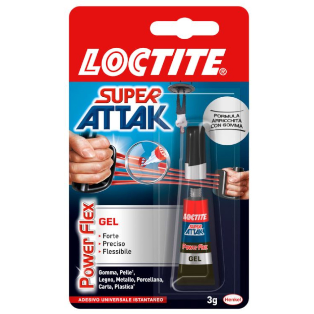 Super Attak 3GR Flex Gel LOCTITE - D'Alessandris