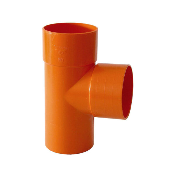 Tes MFF 87° Ø 63mm PVC Arancio