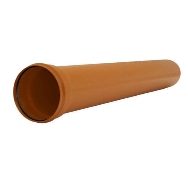 Tubo PVC Con Guarnizione Ø125 Da 3 Metri