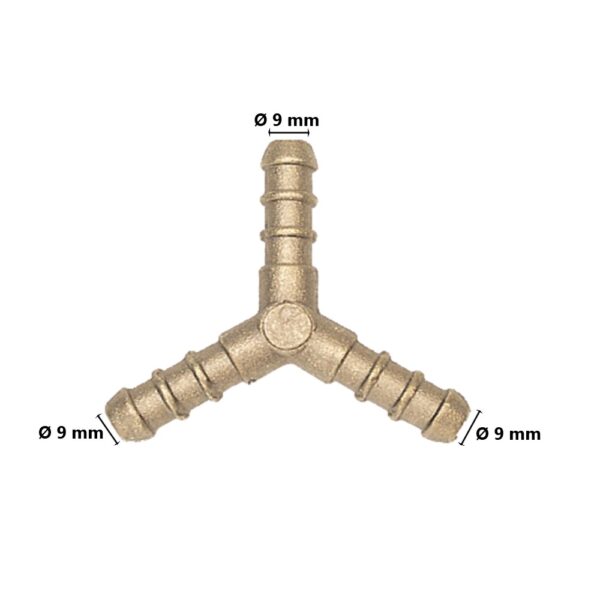 Raccordo 3 vie ad ‘Y’ portagomma per GPL
