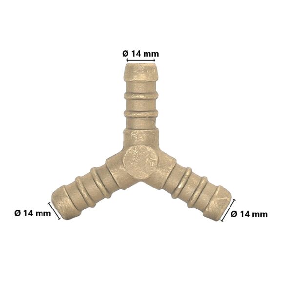 Raccordo 3 vie ad ‘Y’ portagomma per METANO