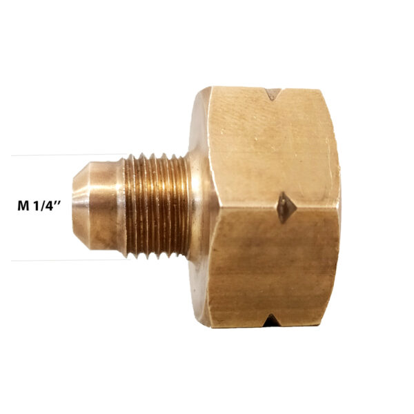 Riduzione per bombola gas refrigerante Freon M 1/4” SAE