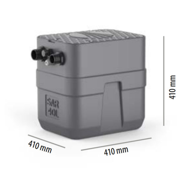 Stazione di sollevamento da 0.50 hp SAR 40-TOP 2