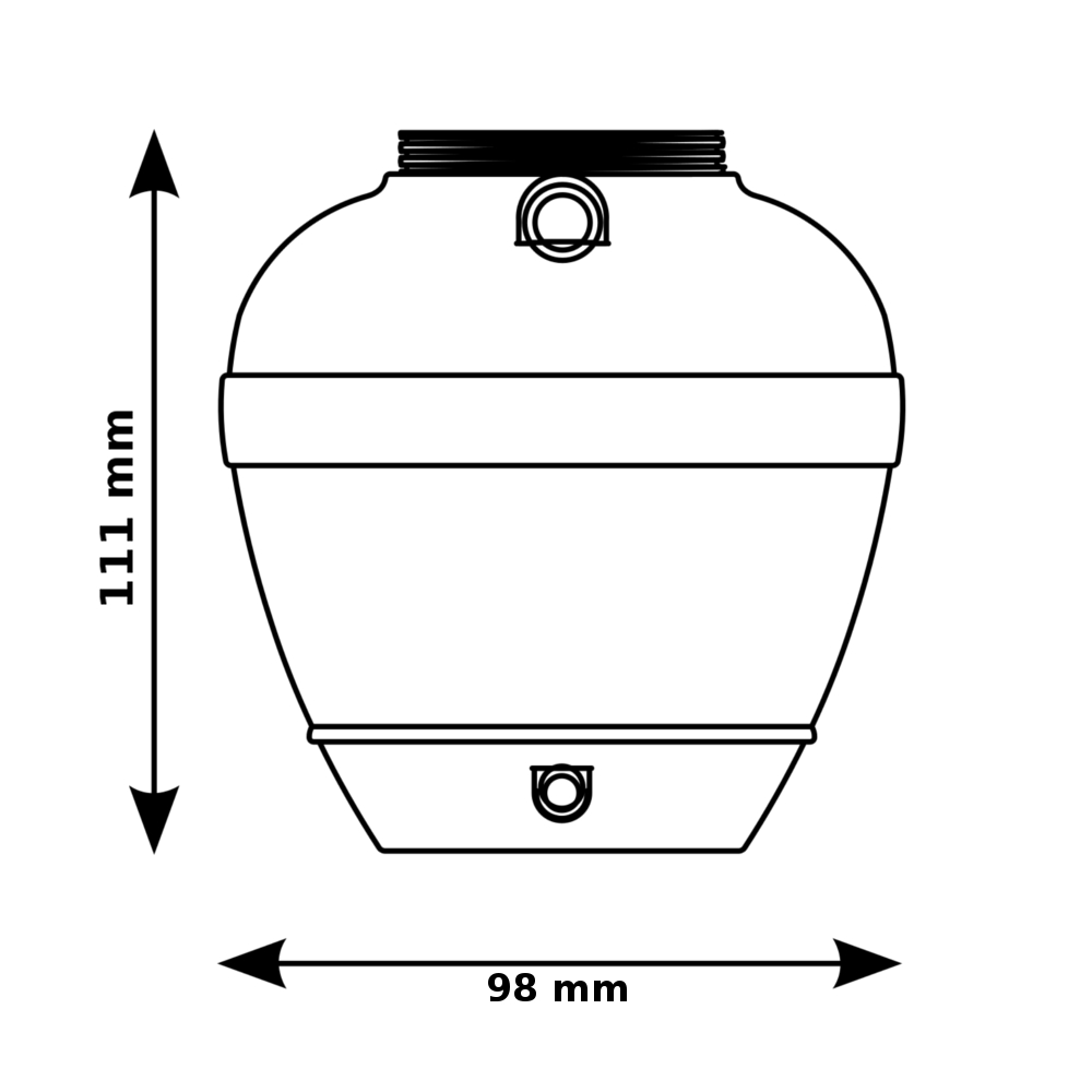 Kit serbatoio 500 litri Elettropompa 1 HP e SwitchMatic - D'Alessandris