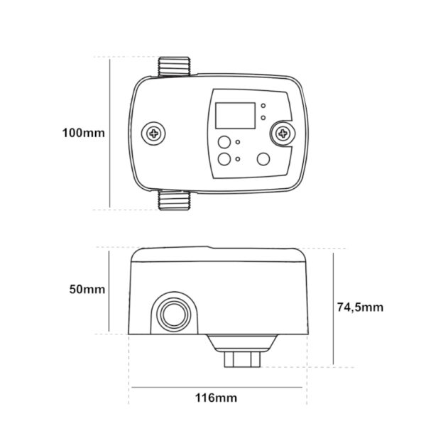 Pressostato COELBO Elettronico SWITCHMATIC 2 Da 1 A 8bar