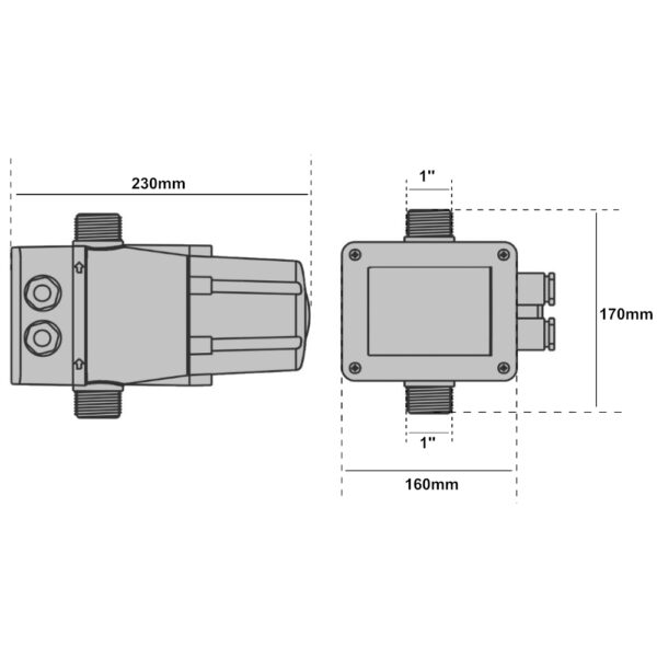 PressControl per elettropompa 2,2bar