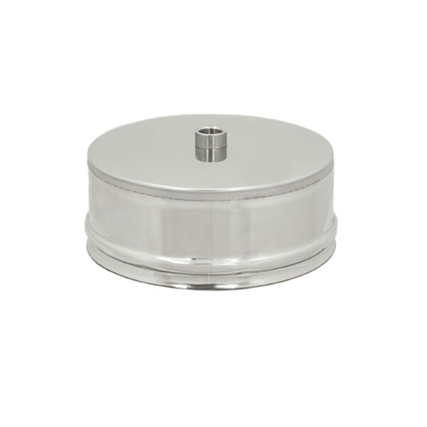 Tappo condensa INOX mono parete Ø 100mm