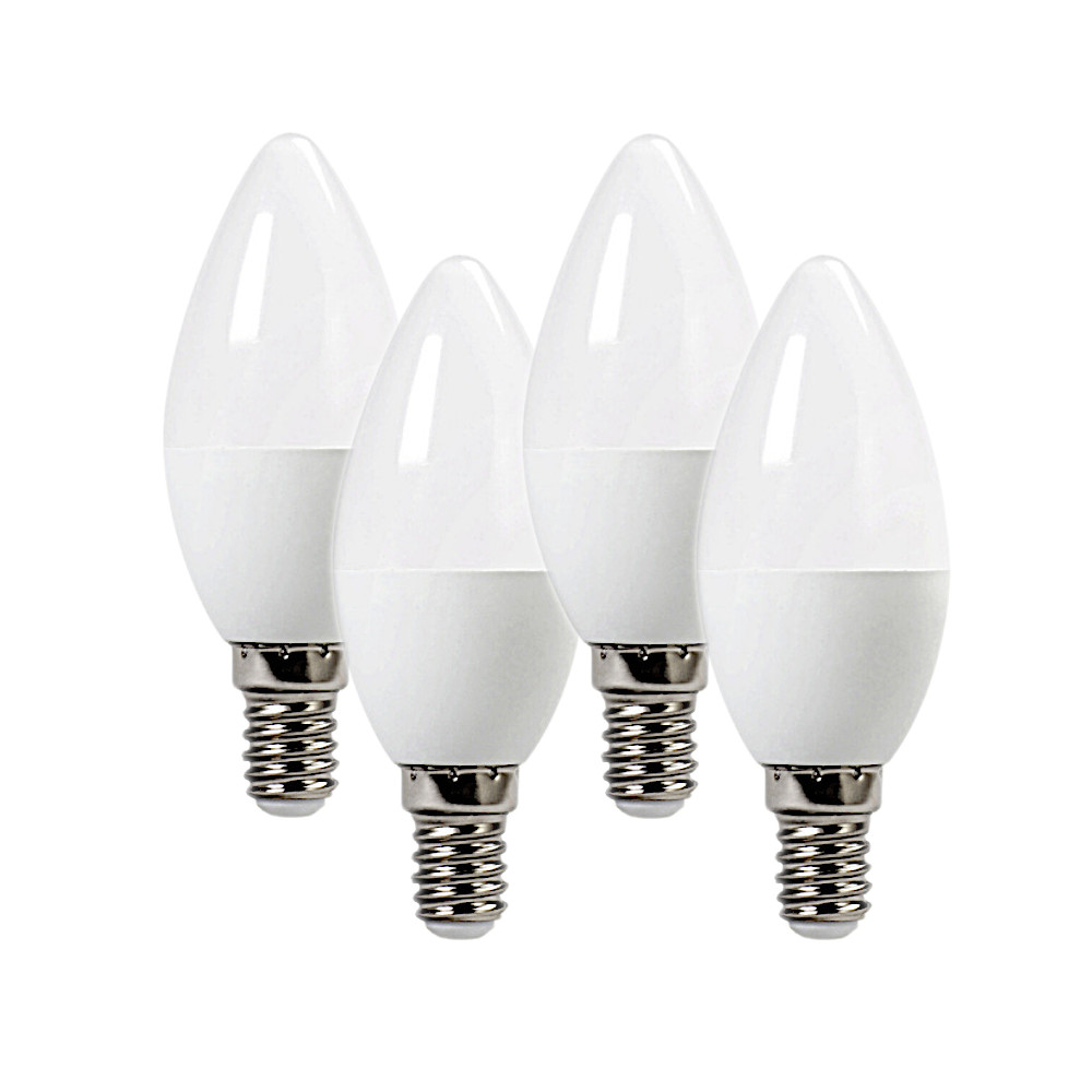 Set lampadine LED E14 a candela bianco naturale - D'Alessandris
