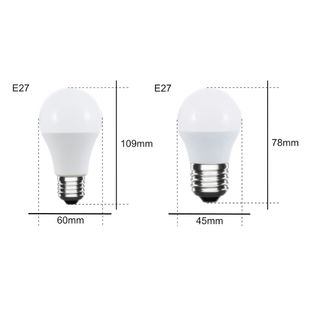 Set lampadine LED E27 bianco freddo - D'Alessandris