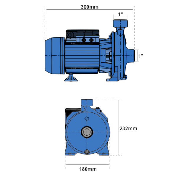 Kit Pompa CMA100 IE2 1,0hp Con PressControl 2,2 Bar