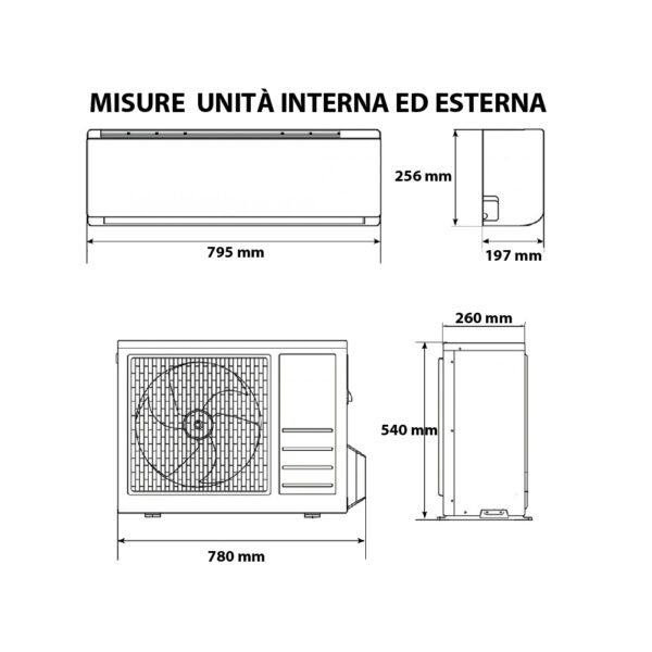 Condizionatore WiFi 12000 BTU Hisense Hi Comfort A++/A+