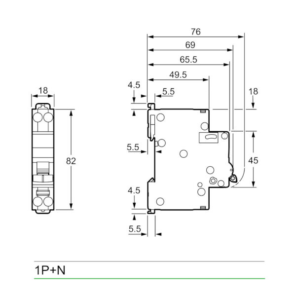 Interruttore Magnetotermico Differenziale 4,5KW 16A Resi9 Schneider