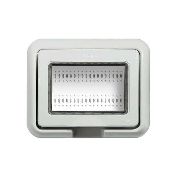 Placca Autoportante IP55 Grigio Luna BTicino