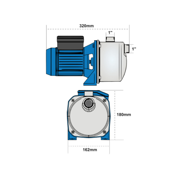 Pompa Speroni CAM 80 HL Autoadescante INOX 0,80hp